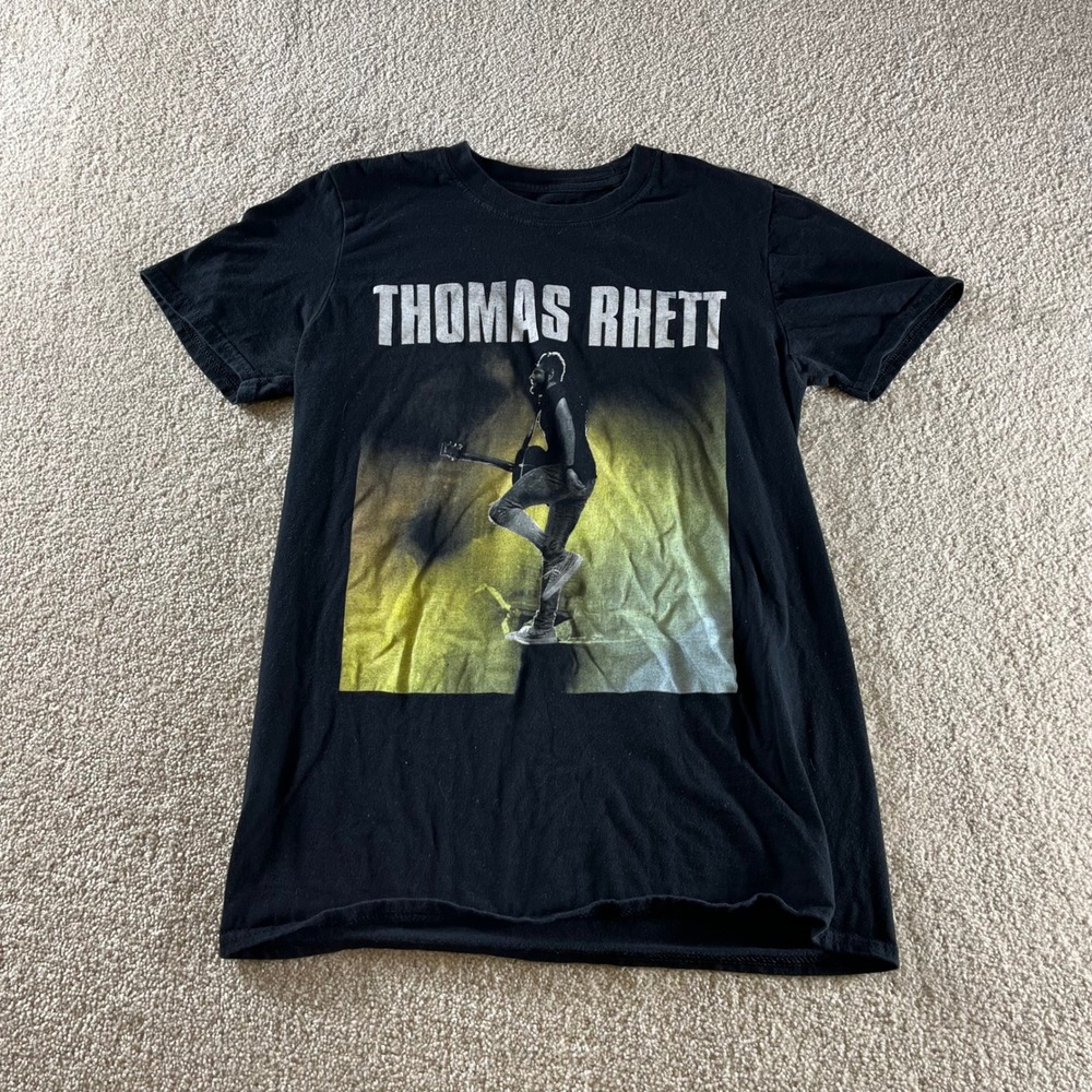 Thomas Rhett‎ Shirt Kids Size Medium Black Excellent Graphic Concert Tee